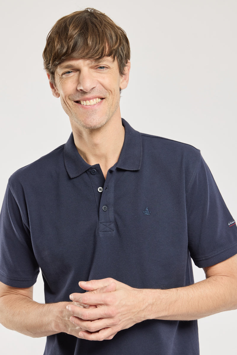 armor-lux-polo-homme-coton-piqu-manches-courtes-2 image 2