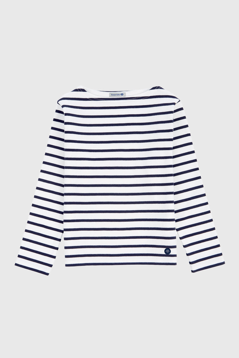 armor-lux-marini-re-loctudy-kids-manches-longues-coton image 1