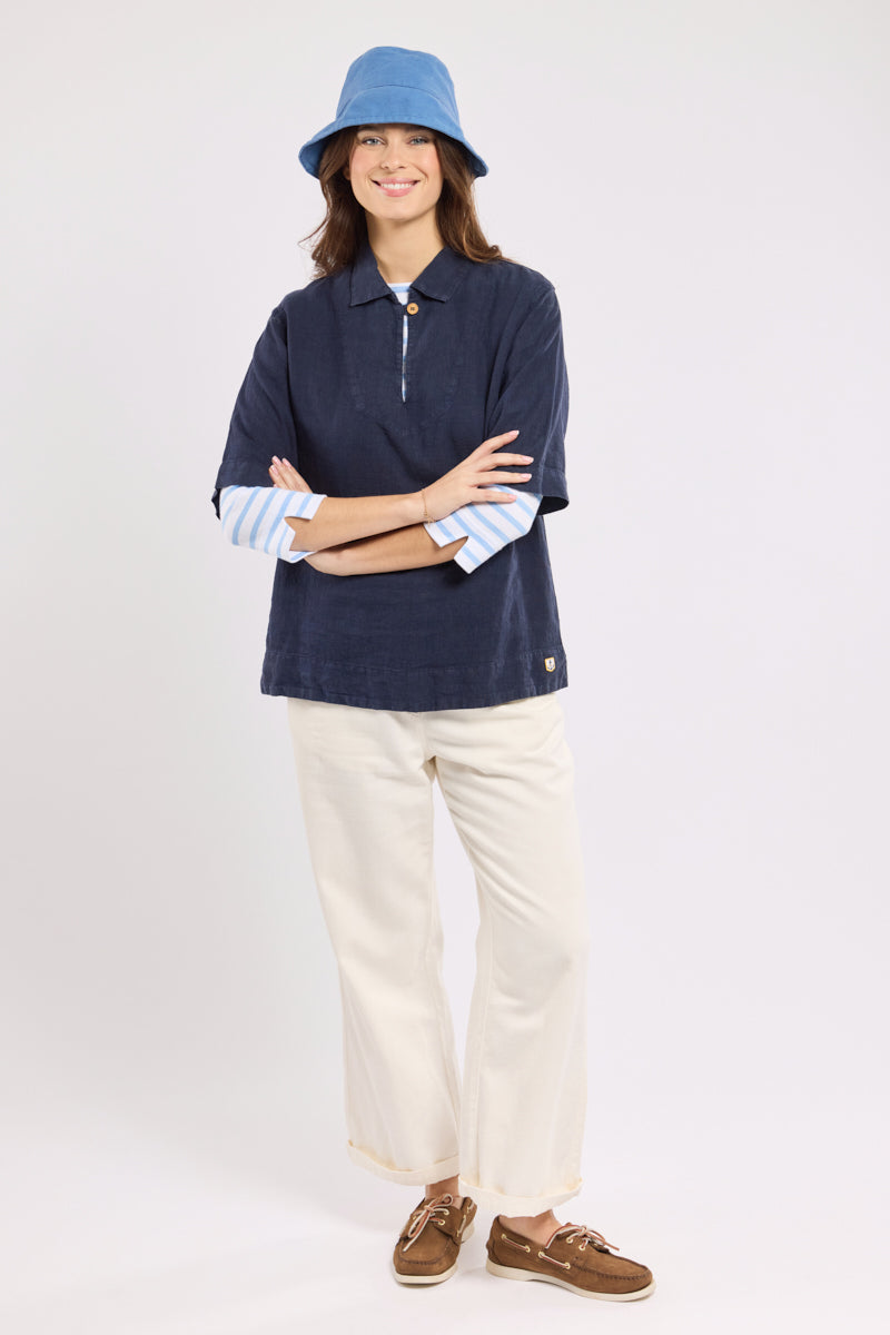 armor-lux-vareuse-femme-manches-3-4-100-lin image 3