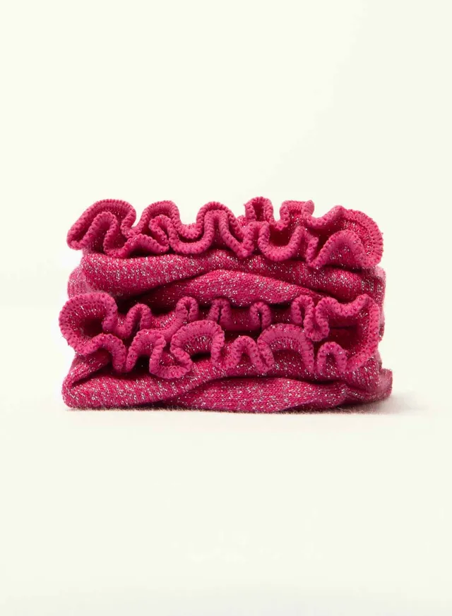 archiduchesse-collerettes-fuchsia-p-tillante-chaussettes-courtes-lurex image 1