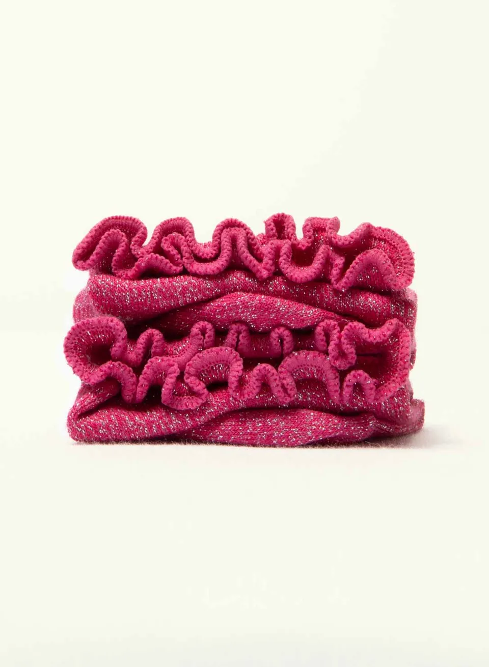 archiduchesse-collerettes-fuchsia-p-tillante-chaussettes-courtes-lurex image 1
