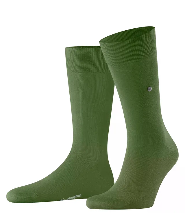 burlington-lord-chaussettes-homme-vert-forest-7657-40-46-coton-unies-1-paire image 1