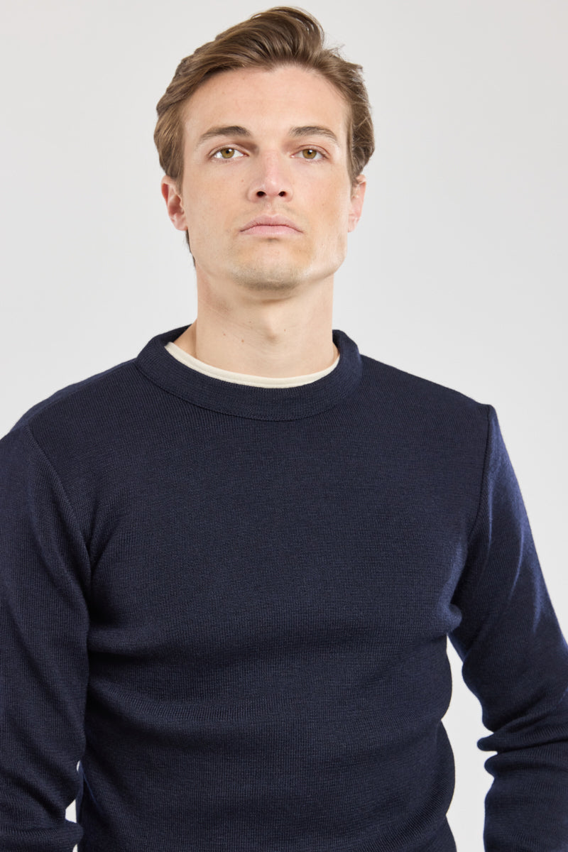 armor-lux-pull-brignogan-homme-100-laine-col-rond image 2