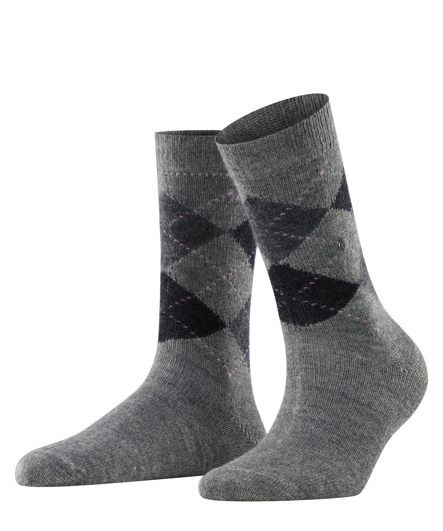 burlington-whitby-chaussettes-femme-fantaisie-gris-36-41 image 1