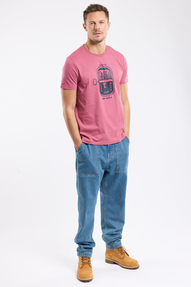 armor-lux-t-shirt-s-rigraphi-coton-homme-manches-courtes image 3
