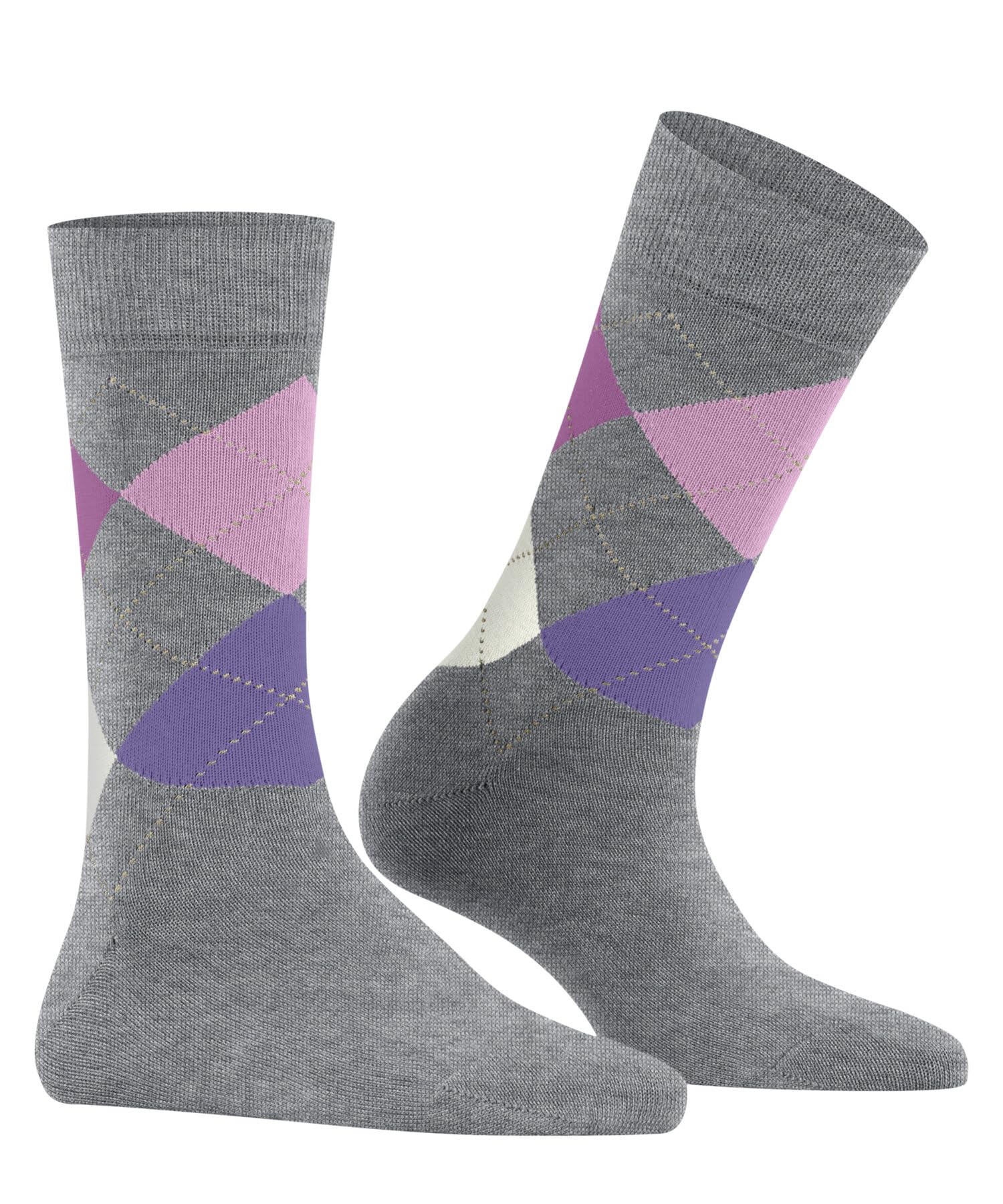burlington-queen-chaussettes-femme-coton-gris-lunar-3225-36-41 image 4