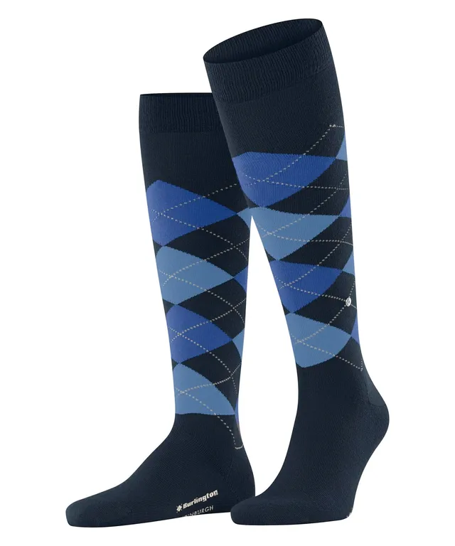 burlington-edinburgh-chaussettes-longues-homme-laine-bleu-marine-6120-40-46 image 1