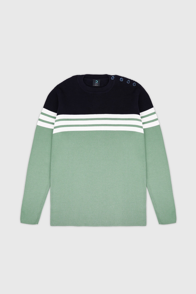armor-lux-pull-marin-ray-homme-coton-collection-deauville image 2