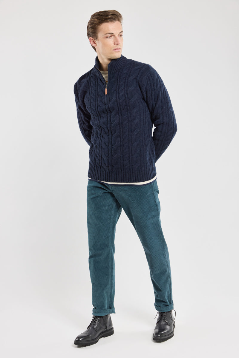 armor-lux-pull-camionneur-homme-torsades-100-laine image 5