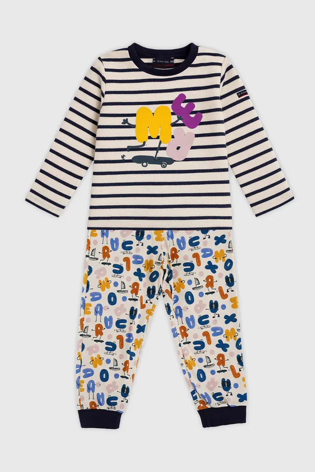 armor-lux-pyjama-imprim-kids-gar-on-coton-2-pi-ces image 1
