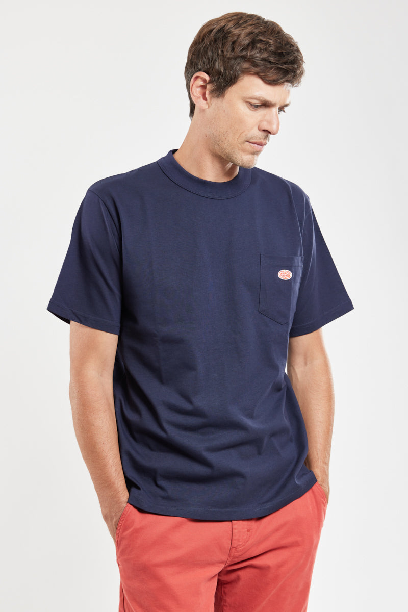 armor-lux-t-shirt-h-ritage-homme-100-coton-coupe-droite-poche image 3