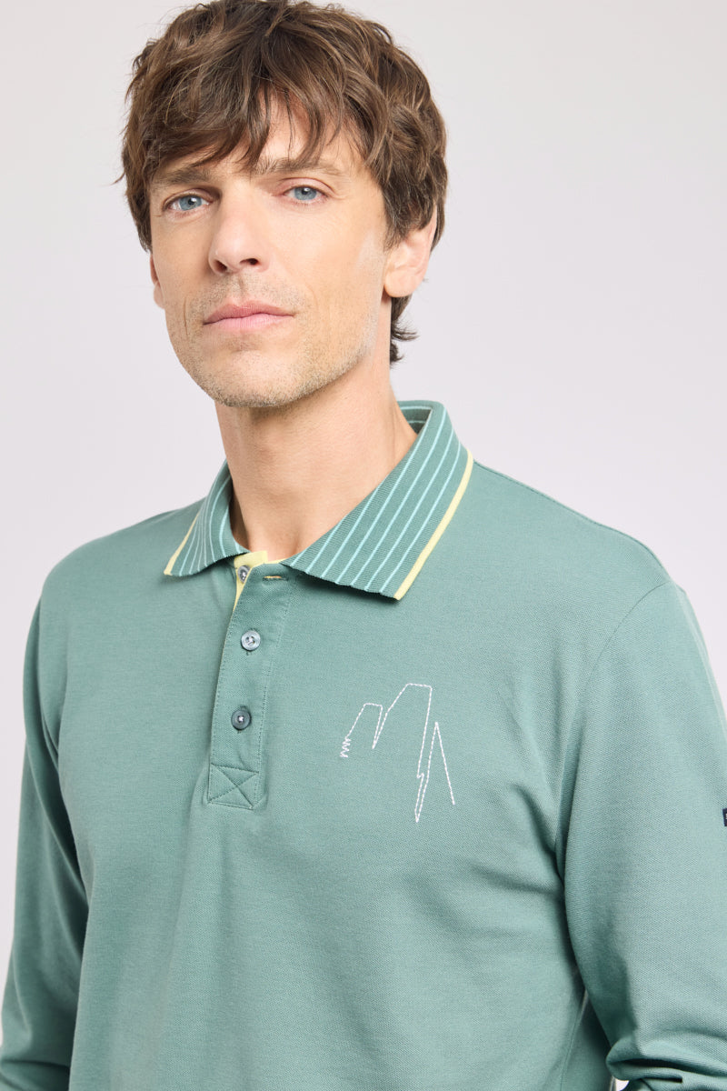 armor-lux-route-du-rhum-2026-polo-brod-homme-manches-longues image 4