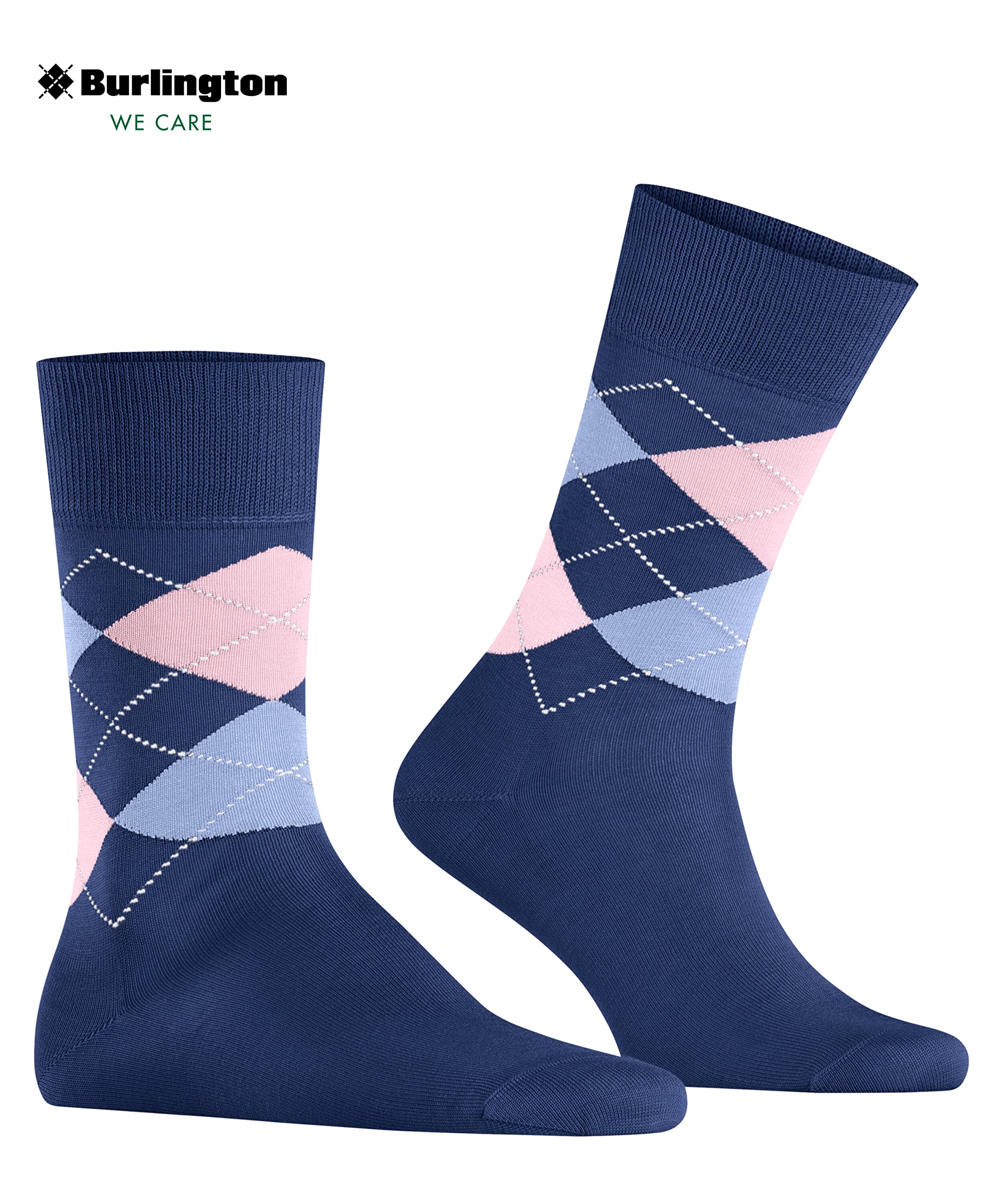 burlington-manchester-chaussettes-homme-coton-bleu-night-blue-40-46 image 5