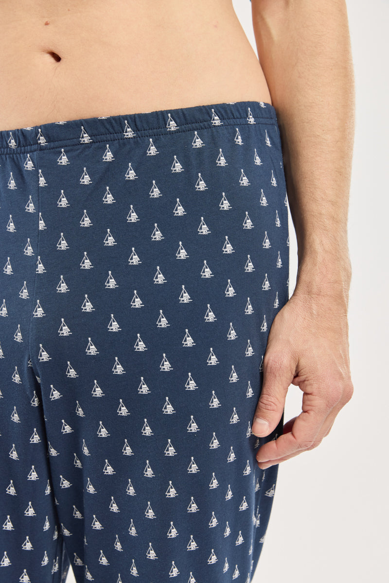 armor-lux-pyjama-homme-motifs-bateaux-coton-l-ger image 5