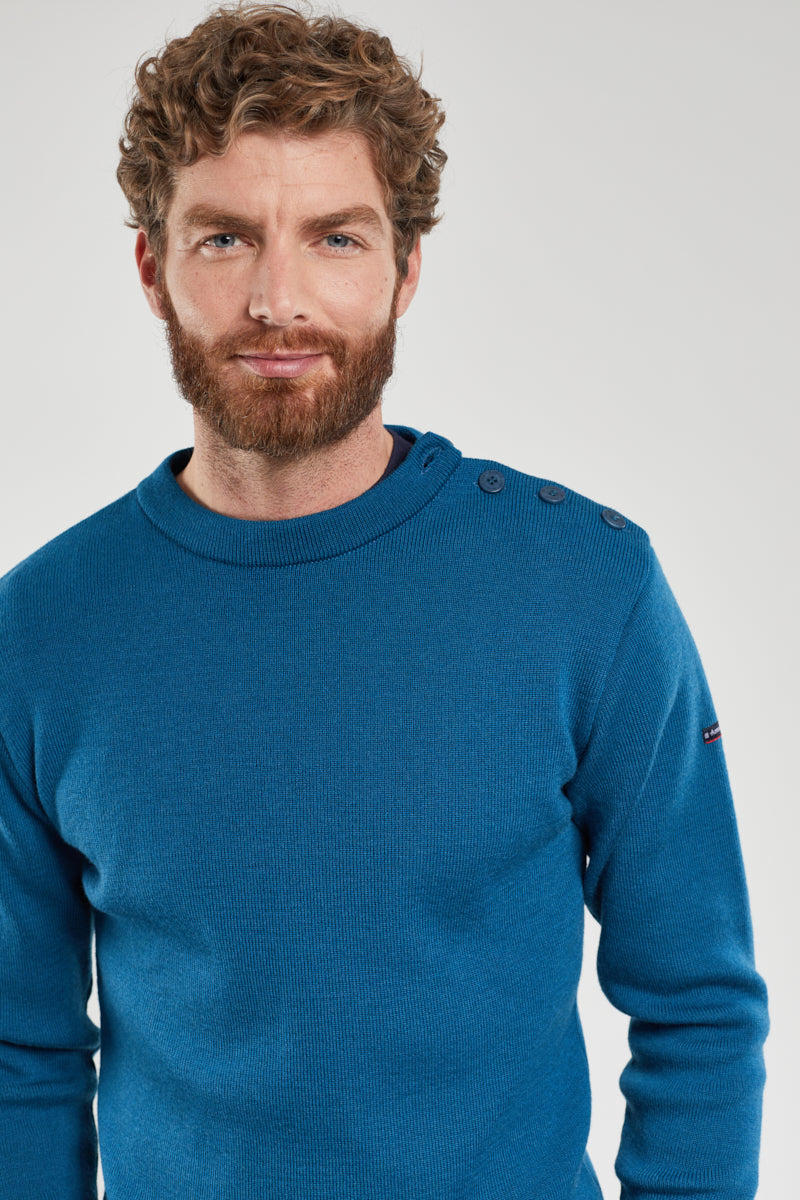 armor-lux-pull-marin-uni-fouesnant-laine-homme image 2