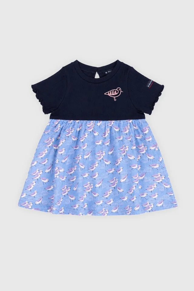 armor-lux-robe-baby-mouettes-coton-modal image 1
