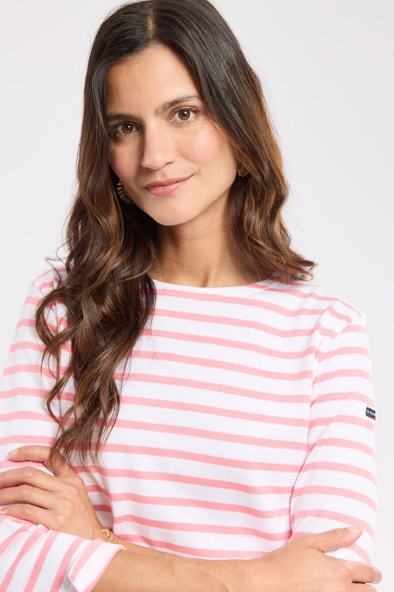 armor-lux-marini-re-femme-manches-3-4-coton-rustique-3 image 2