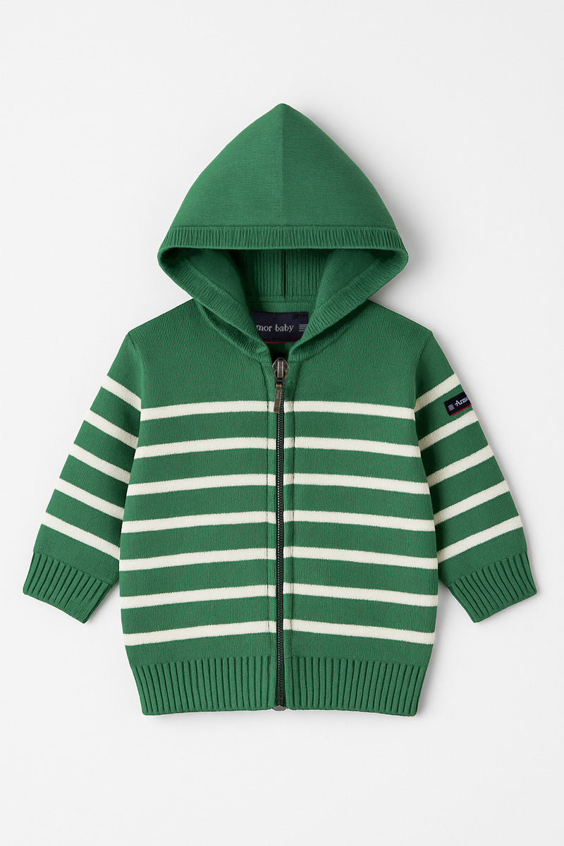 armor-lux-cardigan-capuche-baby-coton-et-laine-m-rinos image 1