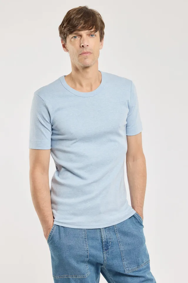 armor-lux-t-shirt-col-ras-du-cou-homme-coton-peign image 1