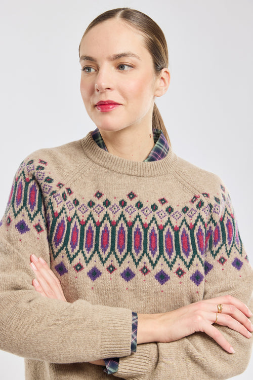 armor-lux-pull-jacquard-femme-heritage-laine-80 image 4