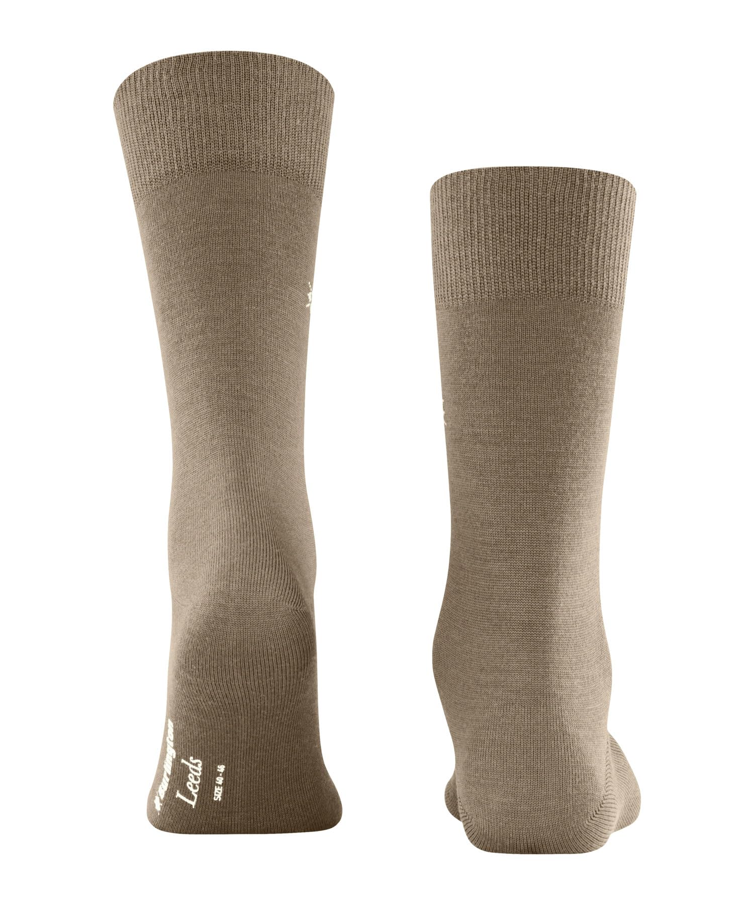 burlington-leeds-chaussettes-homme-coton-laine-unies-marron-sun-5039-40-46 image 2
