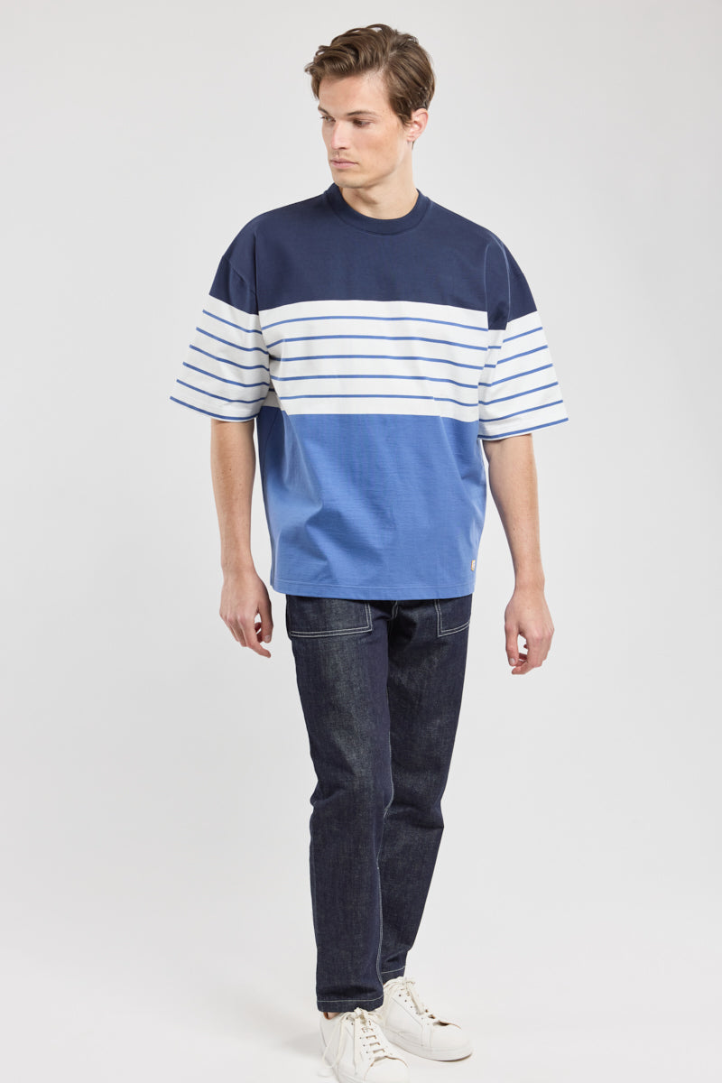 armor-lux-t-shirt-ray-coupe-large-homme-coton image 3