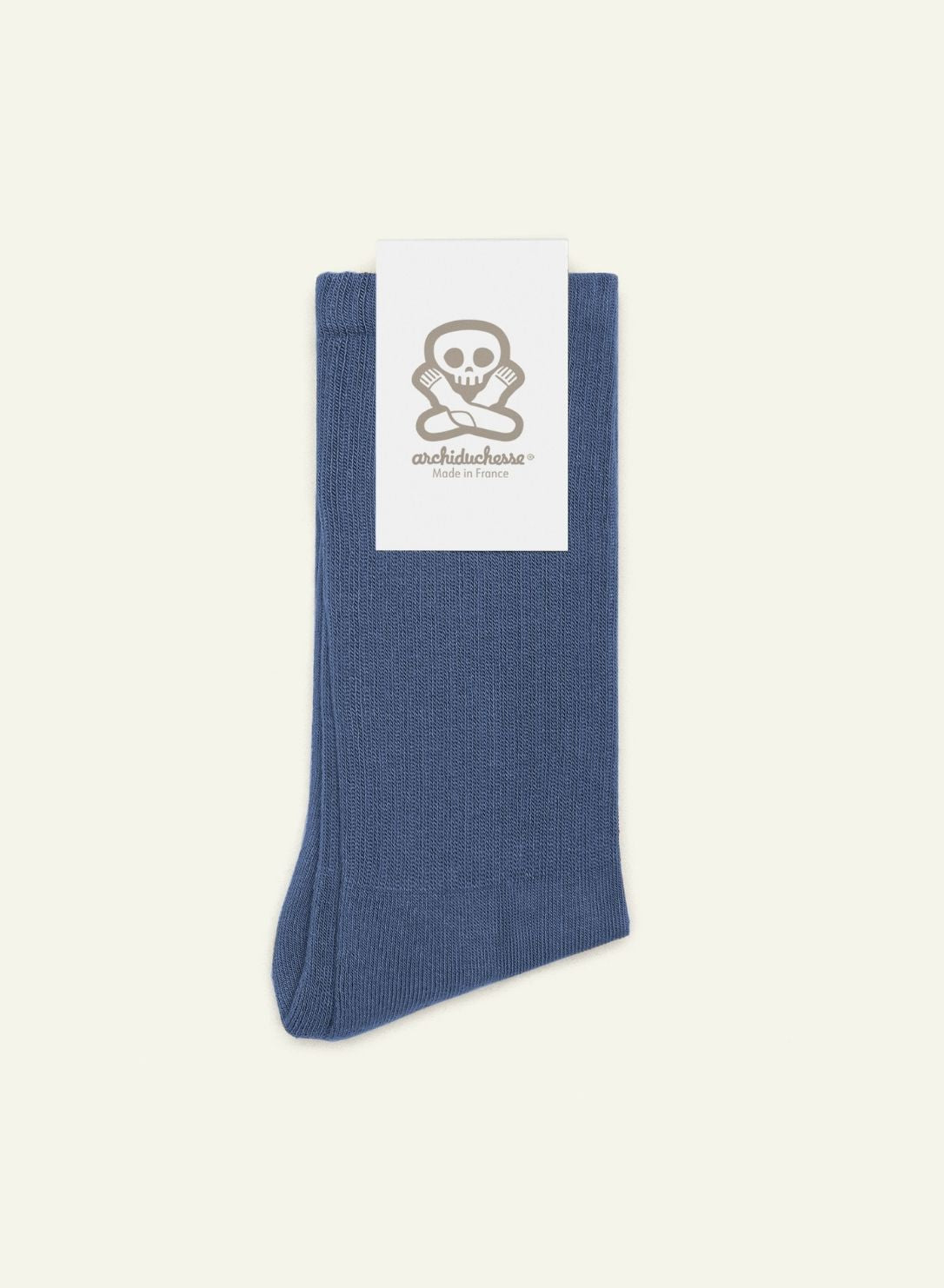 archiduchesse-bleu-de-n-mes-chaussettes-bouclette-courte-coton-mixte image 3