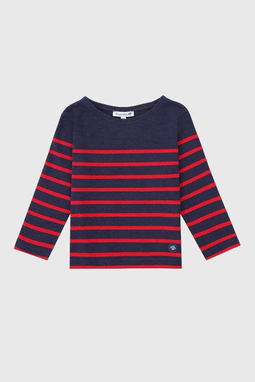 armor-lux-marini-re-enfant-coton-l-ger-rayures-bretonnes image 2