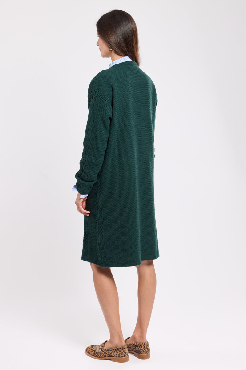 armor-lux-robe-pull-laine-femme-torsades-irlandaises image 4