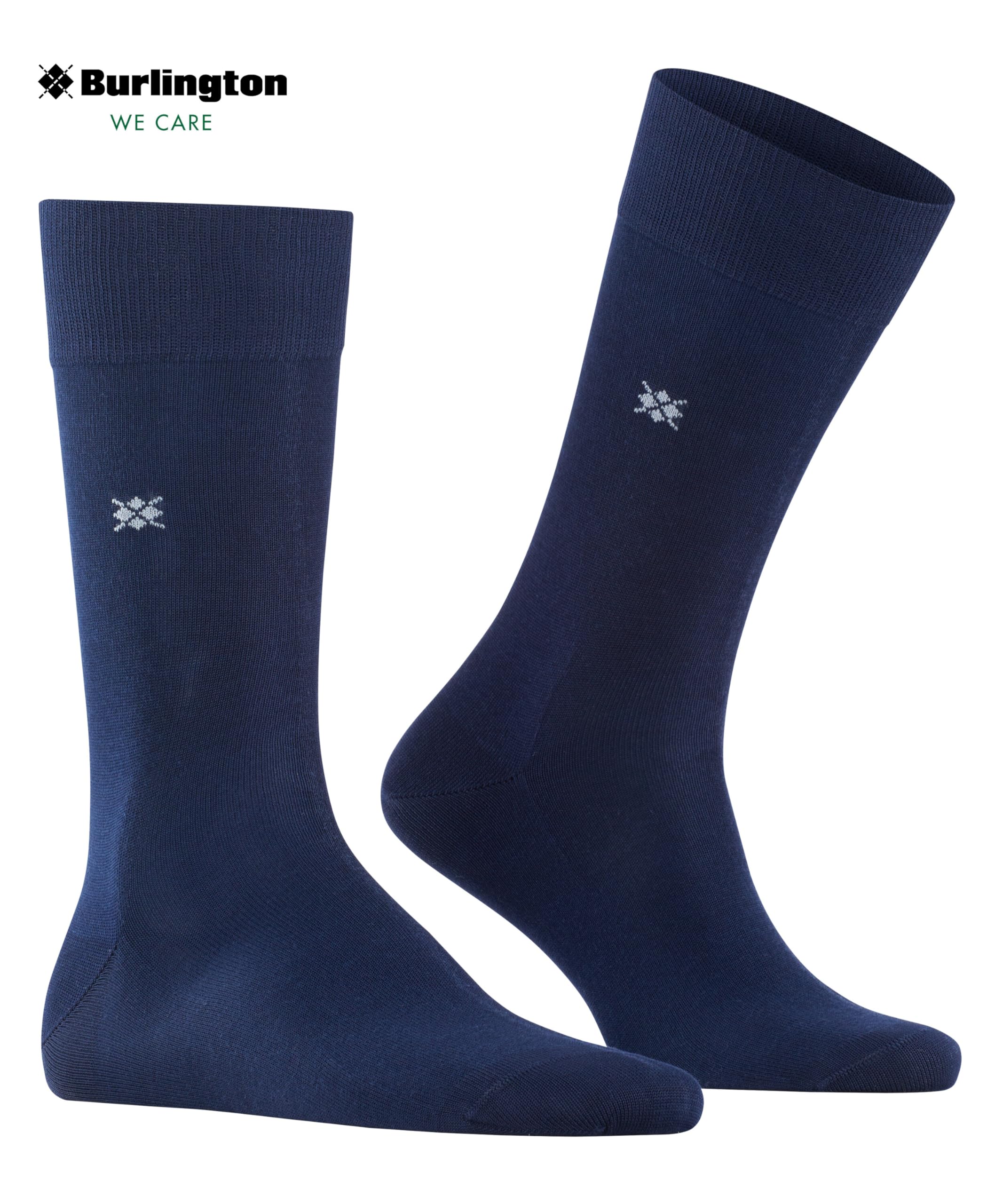 burlington-dublin-chaussettes-homme-coton-bleu-marine-40-46 image 3