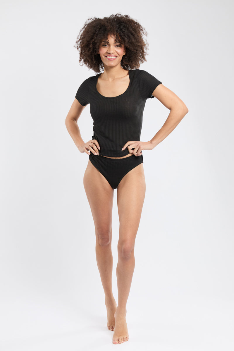 armor-lux-culotte-taille-basse-femme-lyocell-et-coton image 4