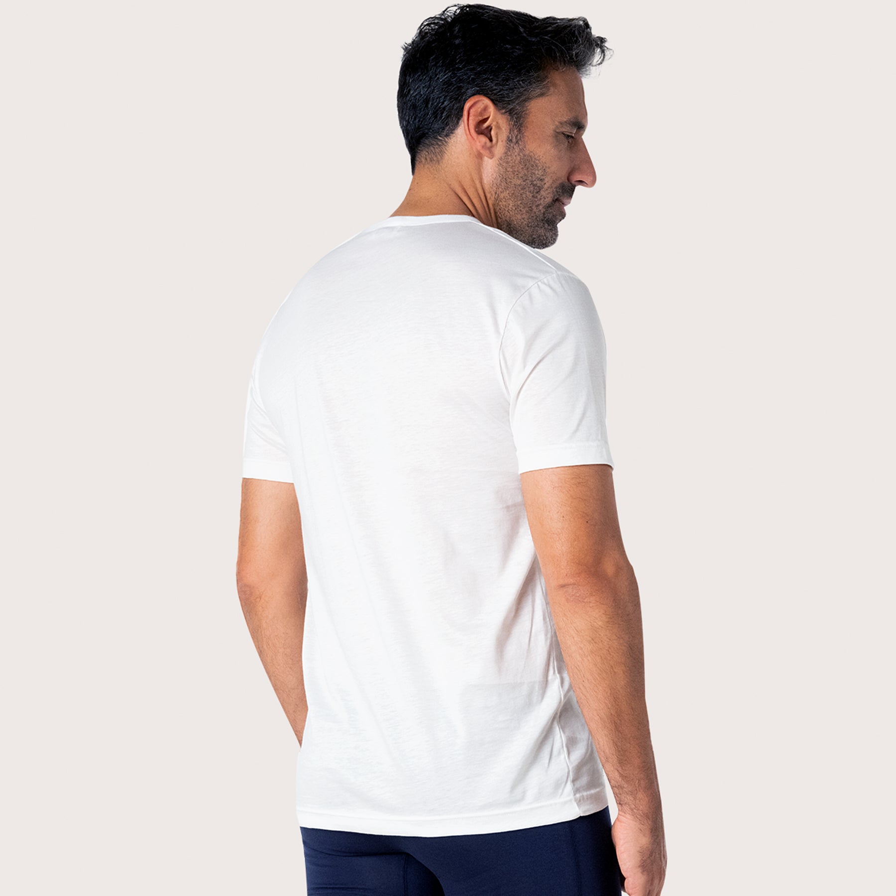 eminence-t-shirt-col-v-homme-luxor-coton-merceris image 3