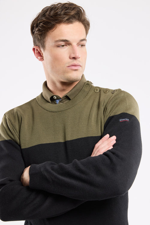armor-lux-pull-marin-bicolore-homme-50-laine-50-acrylique image 2