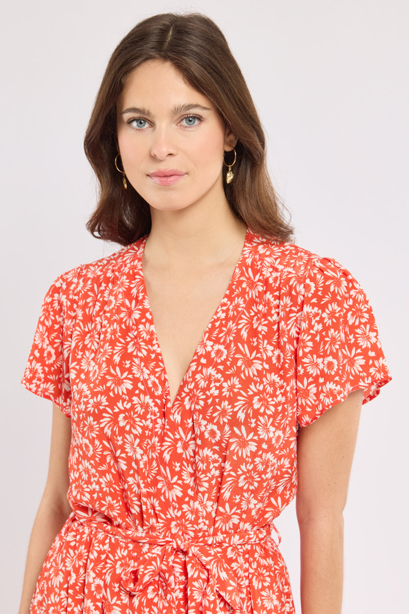 armor-lux-robe-portefeuille-femme-cupro-viscose-fleurie image 2