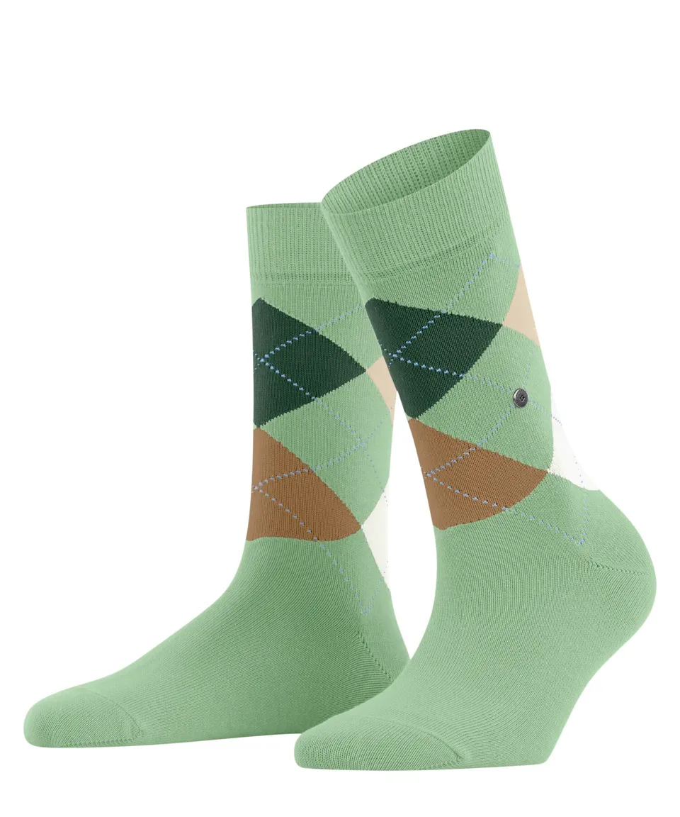 burlington-queen-chaussettes-femme-vert-quiet-green-7378-36-41 image 1
