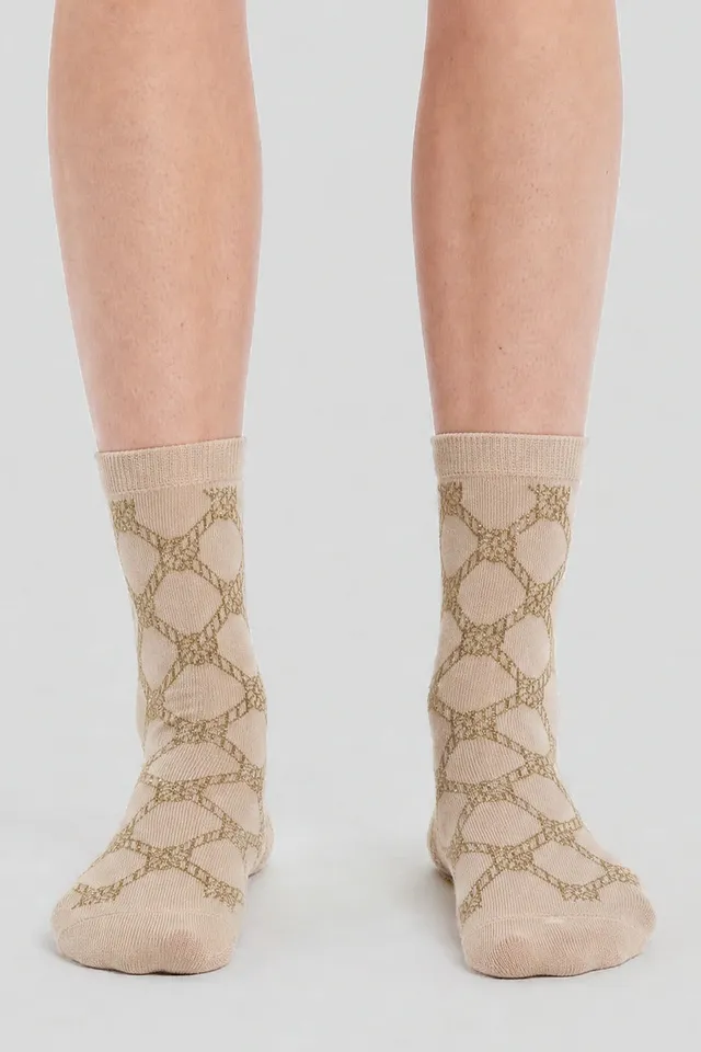 armor-lux-x-maison-broussaud-chaussettes-femme-motif-cordage image 1