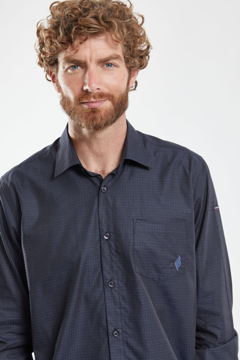 armor-lux-route-du-rhum-guadeloupe-chemise-homme-brod-e-coton image 3