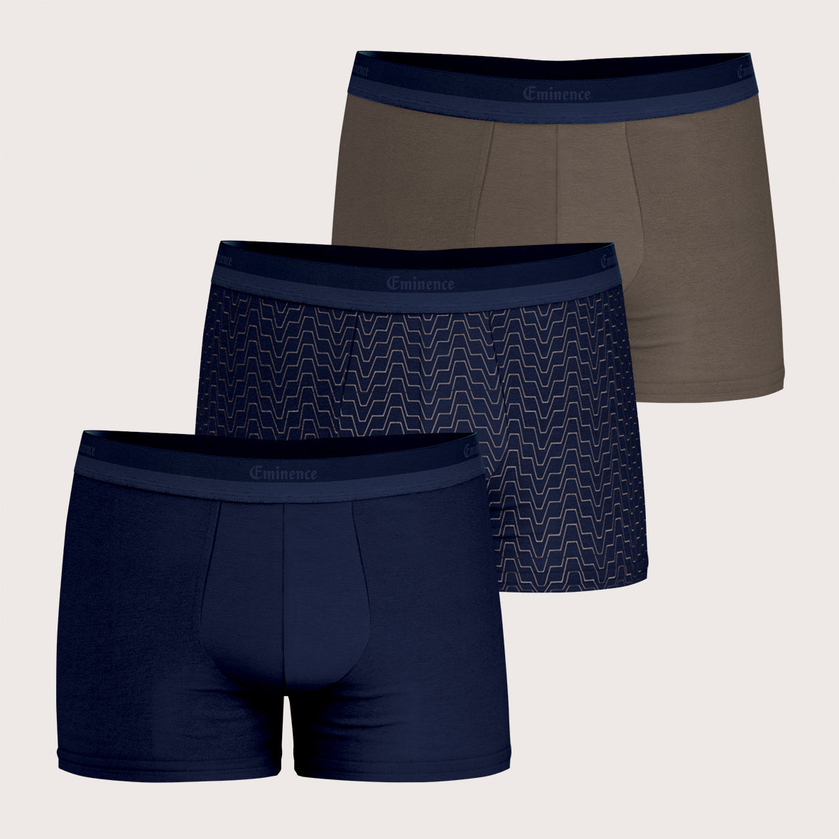 eminence-lot-de-3-boxers-homme-studio-anti-boulochage image 1