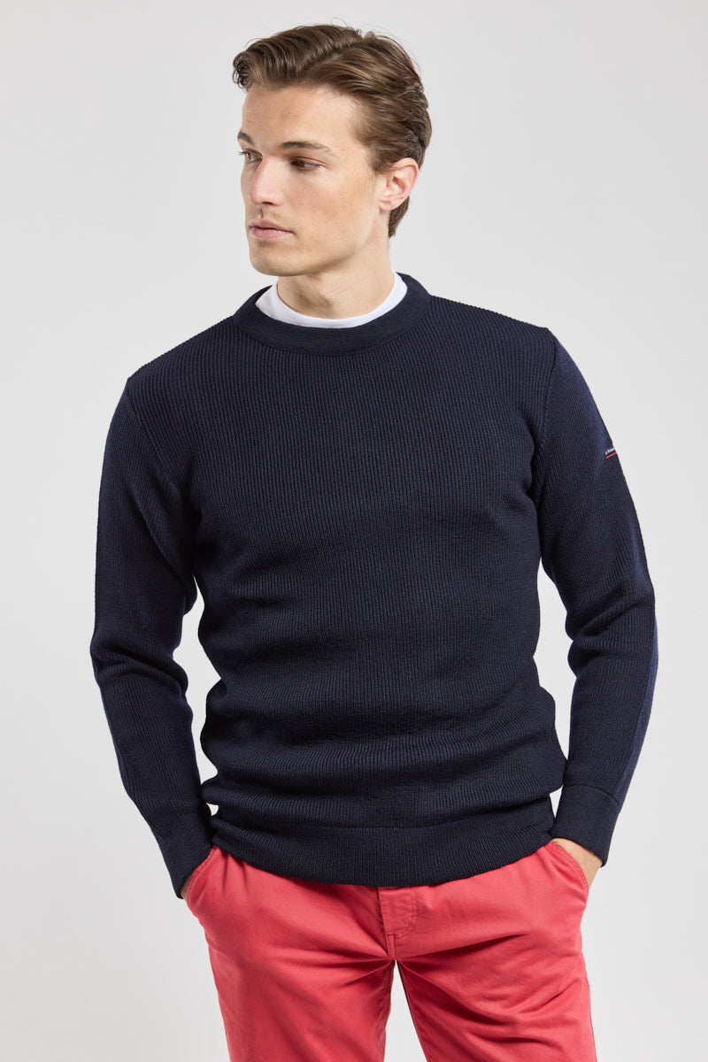 armor-lux-pull-camaret-100-laine-col-rond-homme image 4