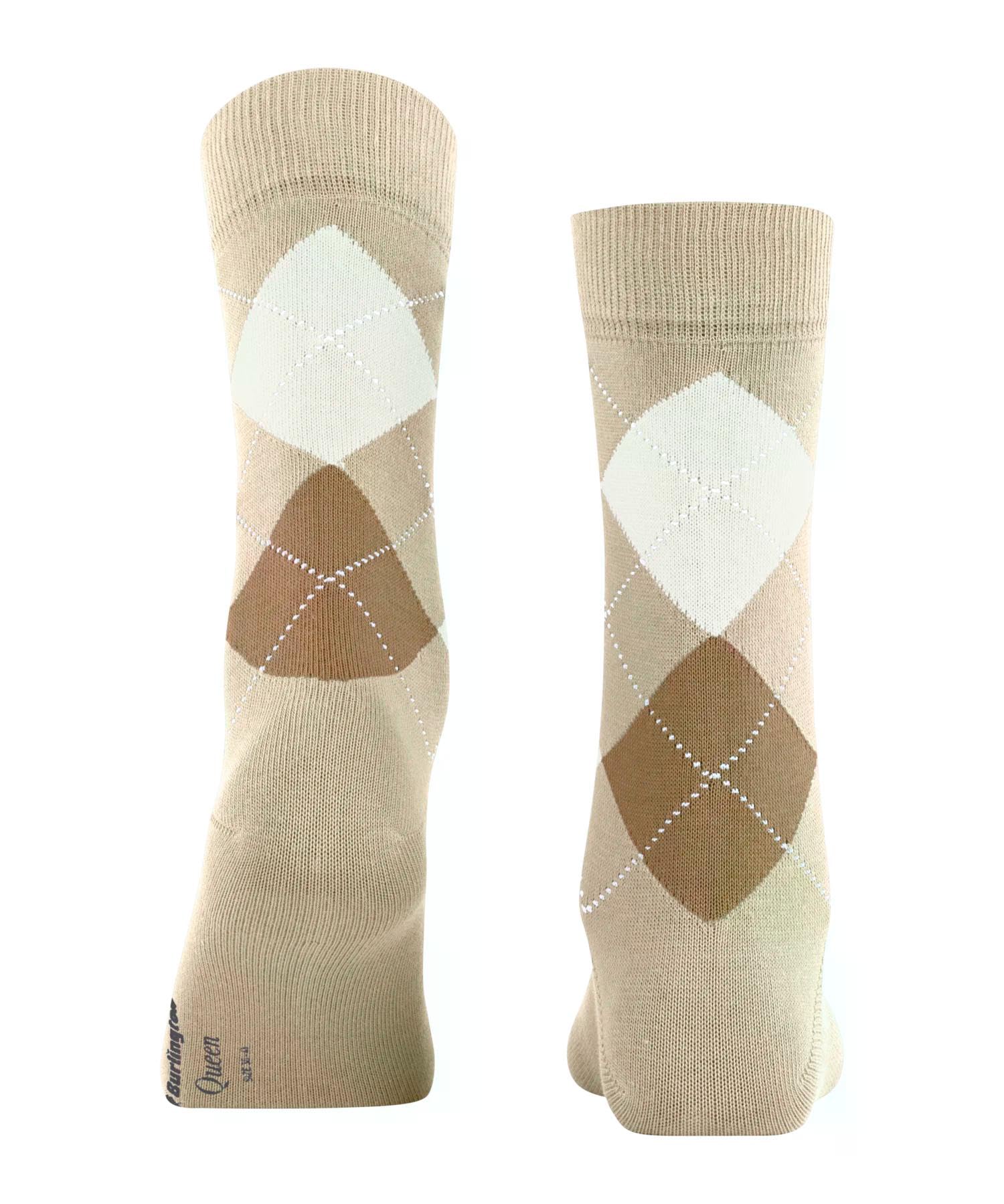 burlington-queen-chaussettes-femme-coton-fantaisie-beige-pearl-4014-36-41 image 2