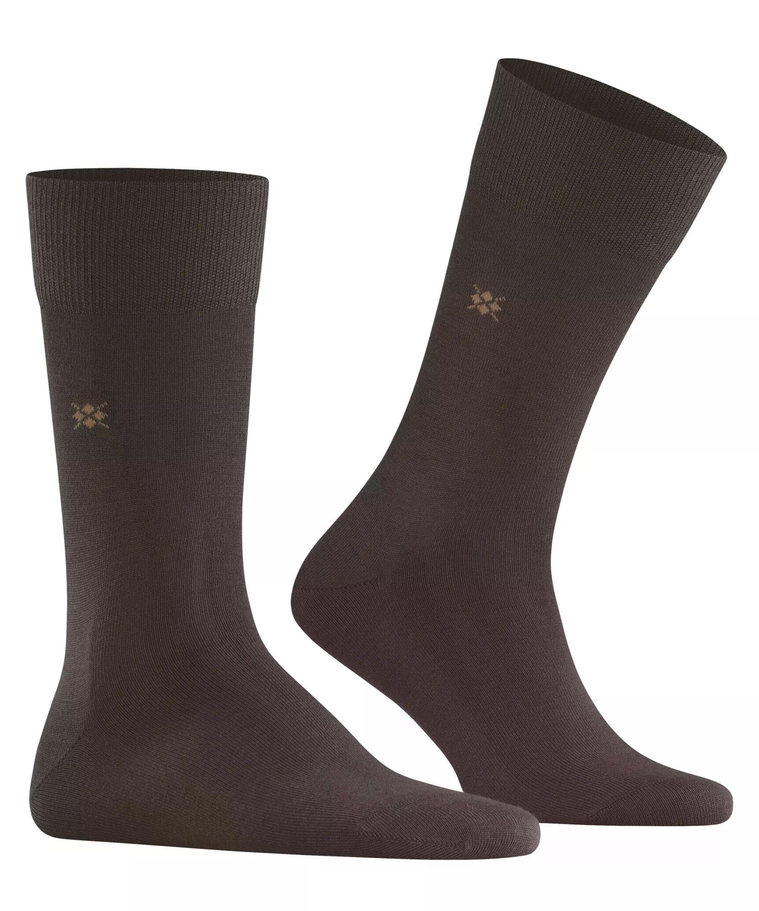burlington-leeds-chaussettes-homme-coton-laine-unies-marron-dark-brown-5235-40-4 image 4