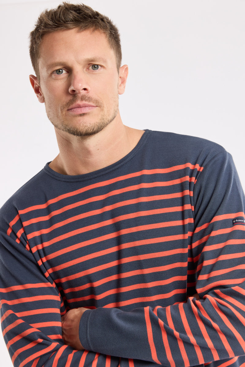armor-lux-marini-re-amiral-originale-coton-pais-interlock-col-bateau image 3