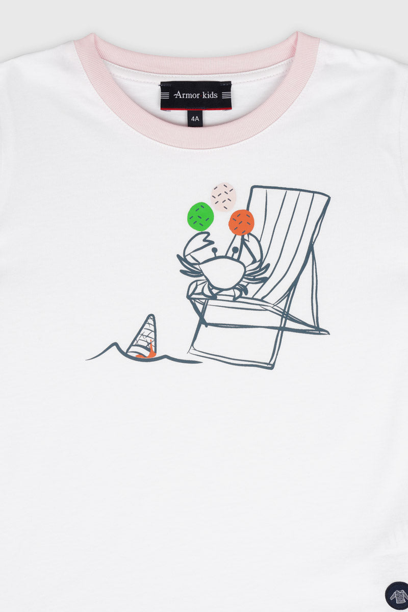 armor-lux-t-shirt-crabe-enfant-coton-l-ger-manches-courtes image 2