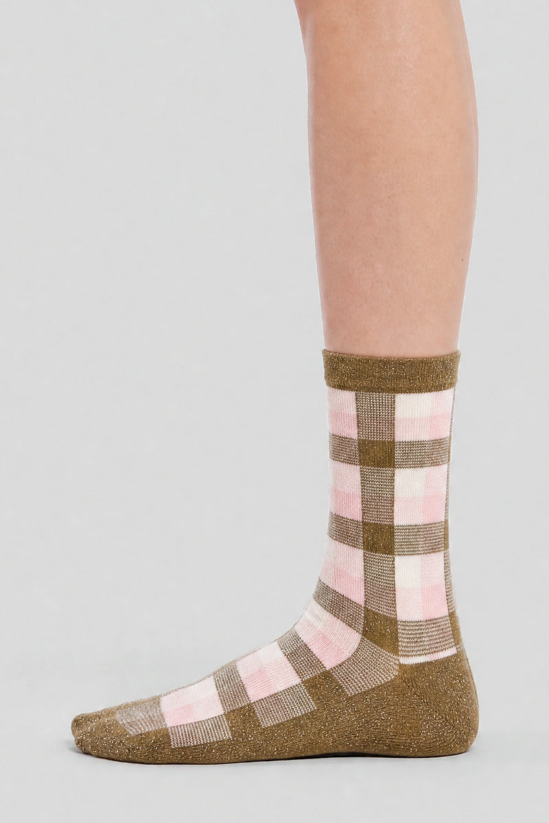 armor-lux-x-maison-broussaud-chaussettes-femme-carreaux image 2