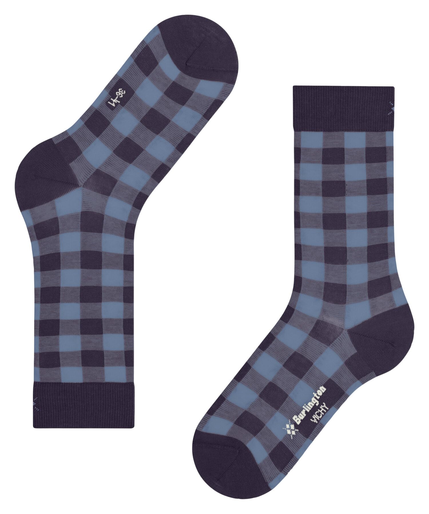 burlington-vichy-chaussettes-femme-coton-wineberry-36-41 image 7