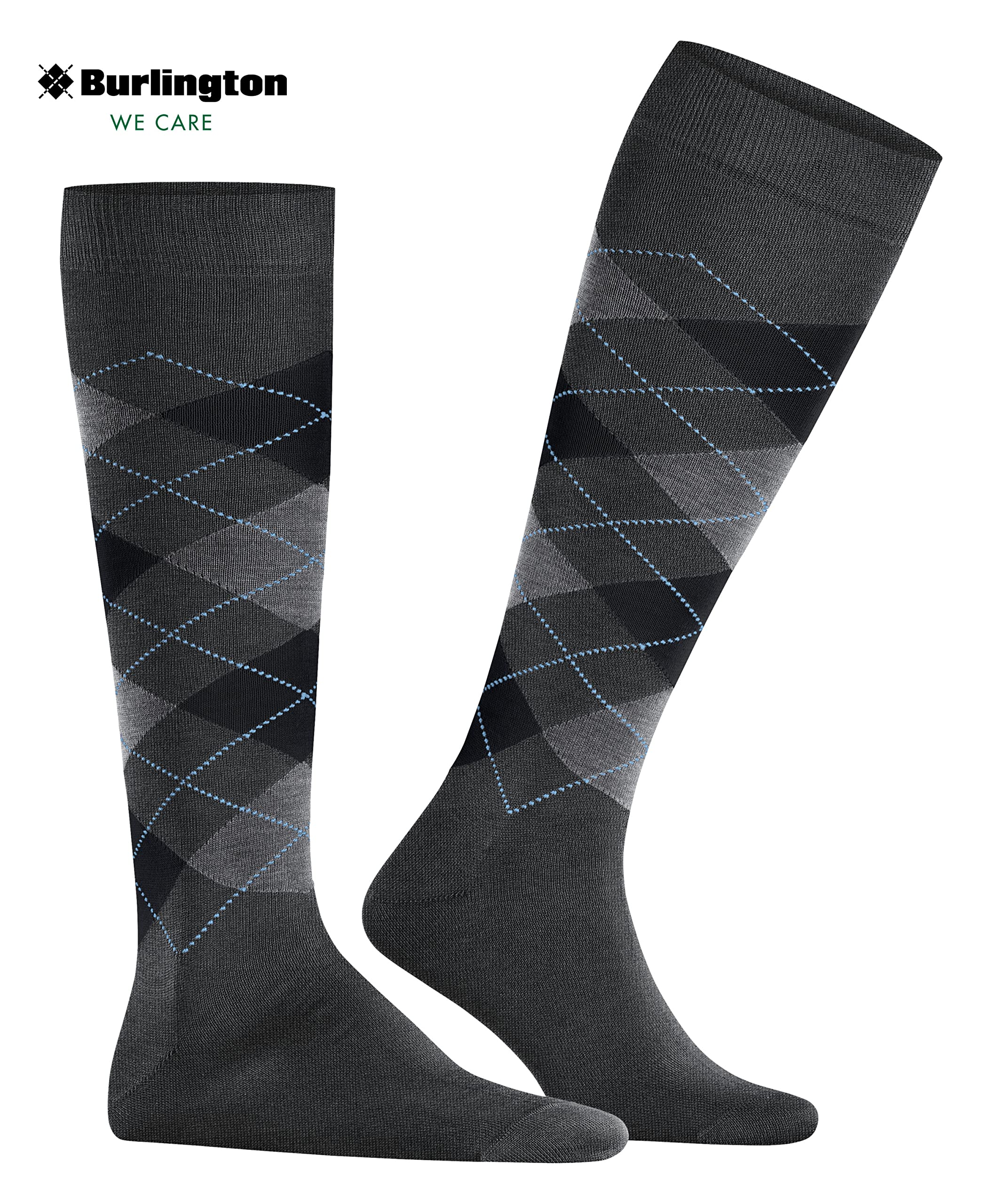 burlington-manchester-chaussettes-longues-homme-gris-anthracite-melange-3095-40- image 4