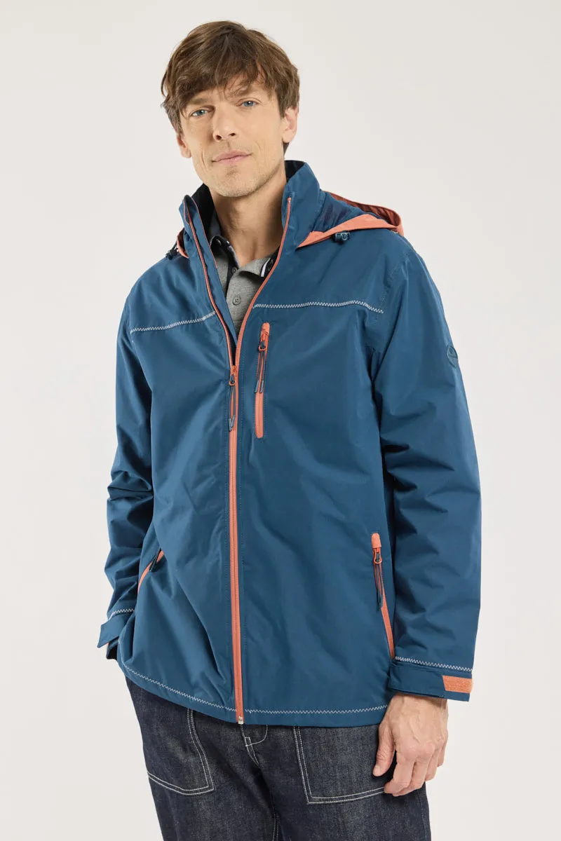 armor-lux-parka-imperm-able-homme-courte-coutures-tanches image 1
