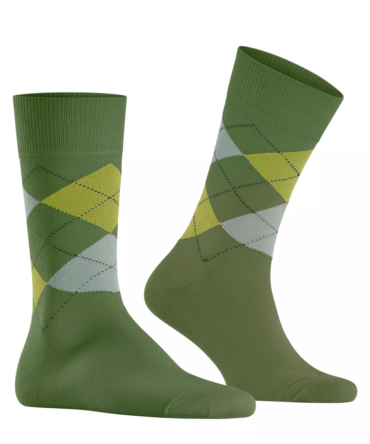 burlington-king-chaussettes-homme-coton-argyle-vert-bamboo-7654-40-46 image 4