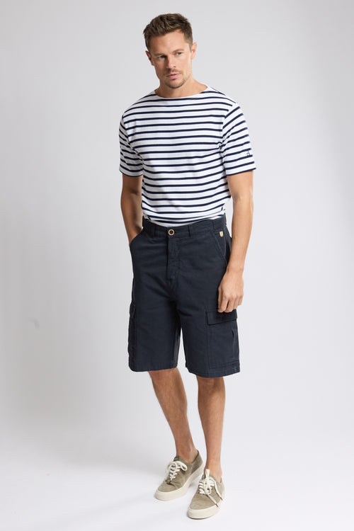 armor-lux-h-ritage-short-cargo-homme-toile-coton image 2