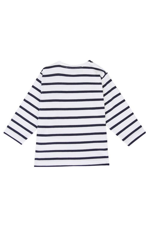 armor-lux-marini-re-b-b-fouesnant-col-bateau-manches-longues-coton-pais image 3